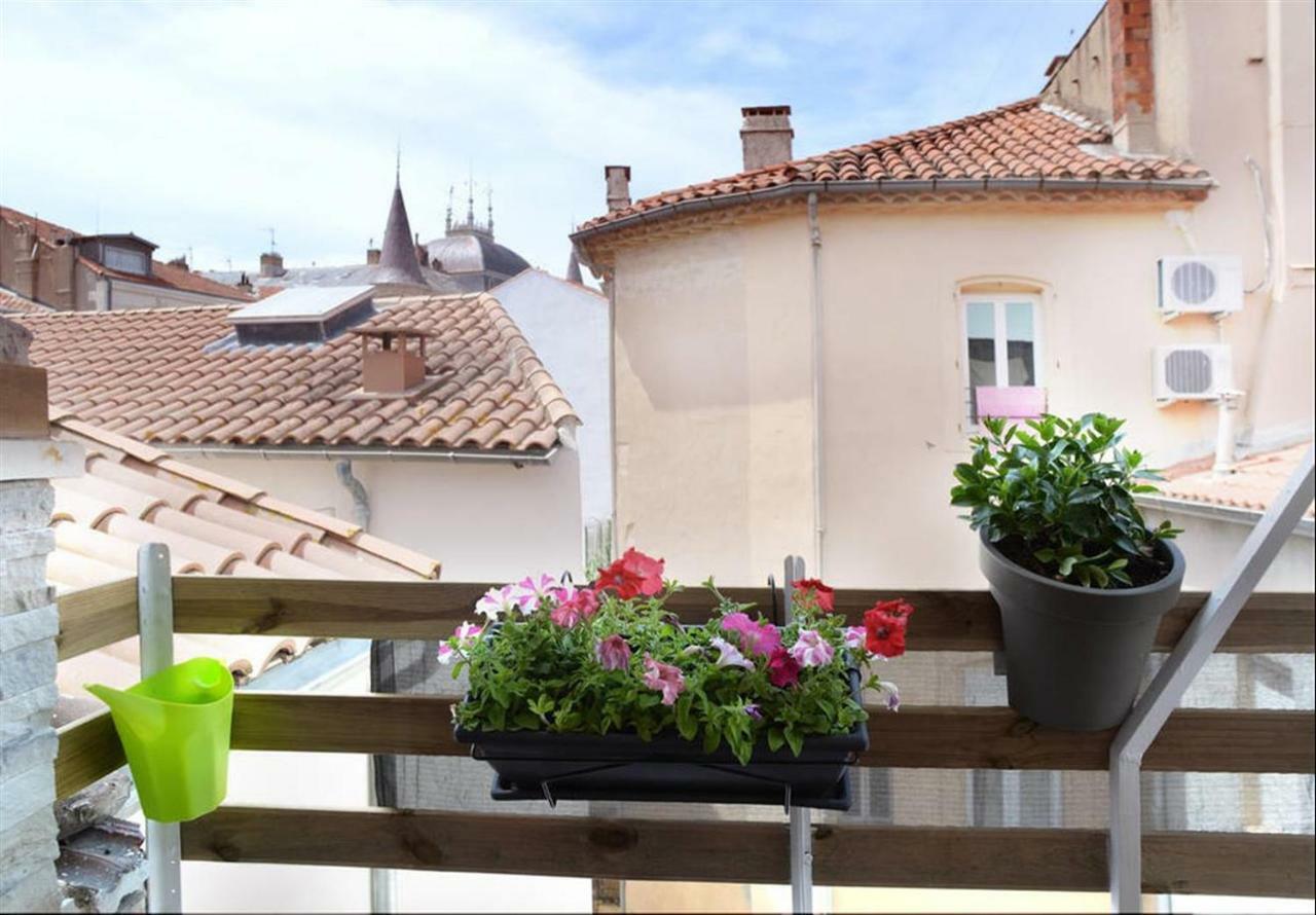 Beziers Studio Terrasse ภายนอก รูปภาพ