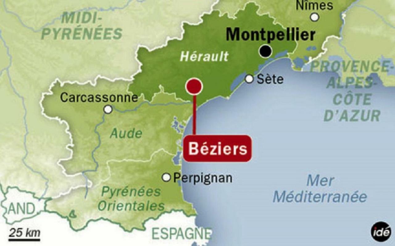 Beziers Studio Terrasse ภายนอก รูปภาพ